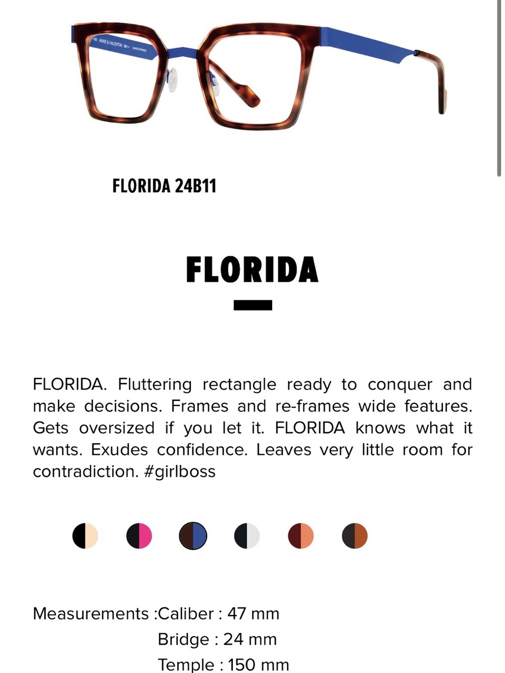 Anne et Valentin FLORIDA Eyeglasses